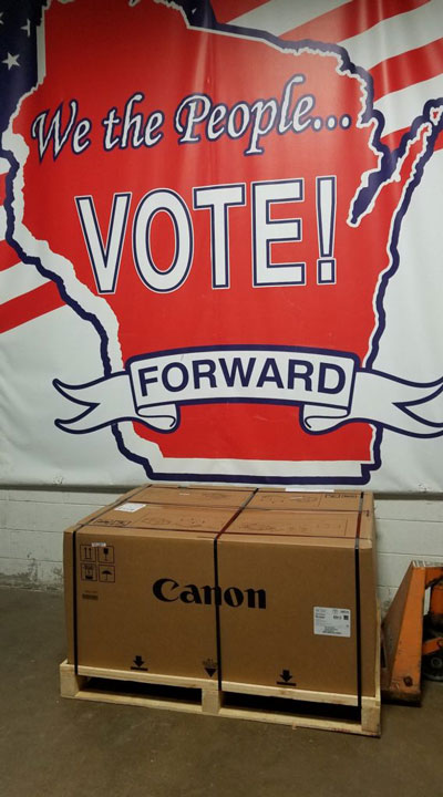 BPI Color Took Delivery of the Very First Canon TM-305 1 wevote