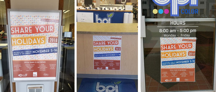 BPI joins Potter Lawson & Friends Share Your Holidays Food Drive 1 Share Holidays Photo