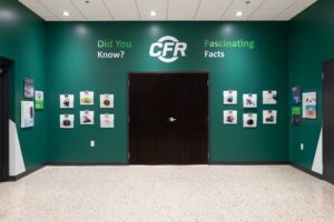 CFR Engines installation wall.