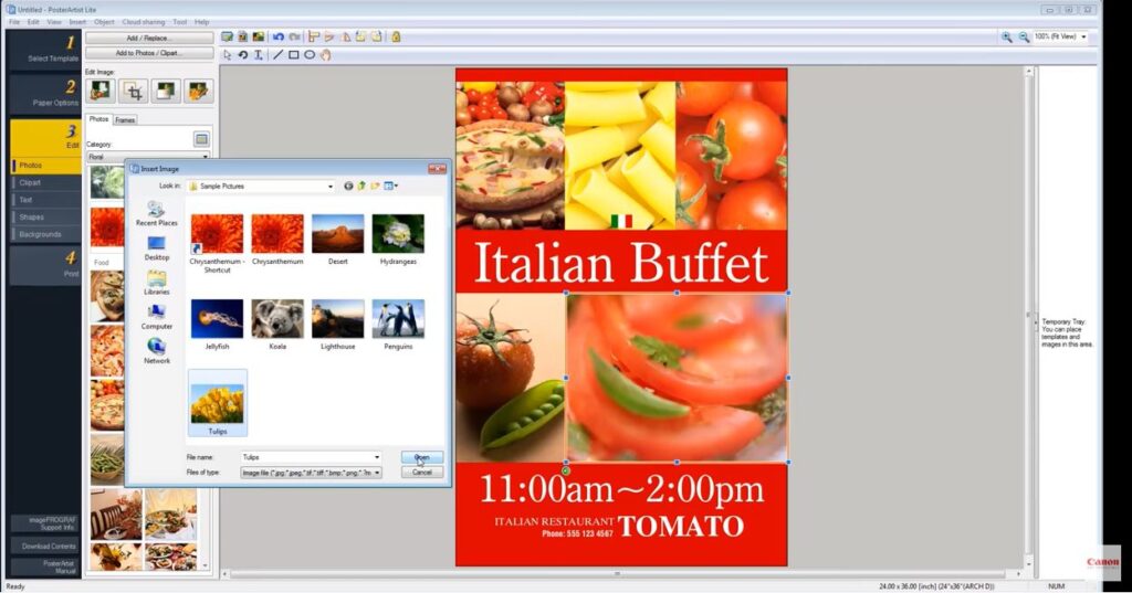 How to Create and Print Posters using Canon PosterArtist Lite 1 canon posterartist youtube vid