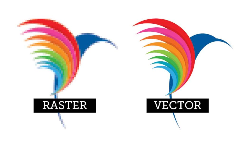 Raster vs Vector Images - The Important Differences. 1 Vector v raster 1024x640 1