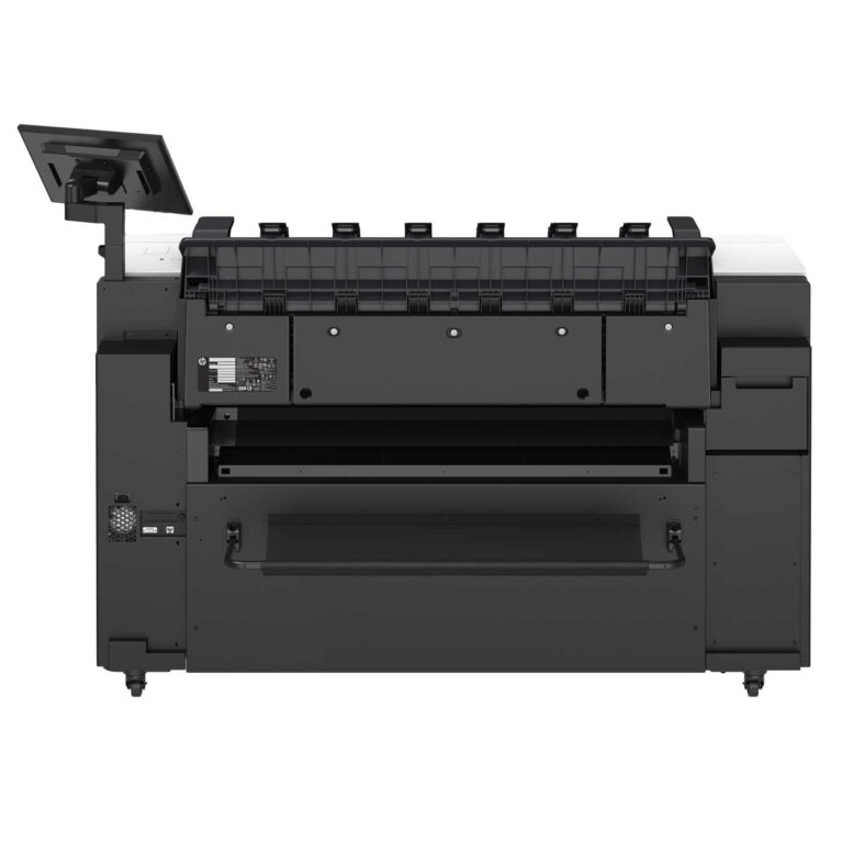HP DesignJet XL 3800 printer back view.