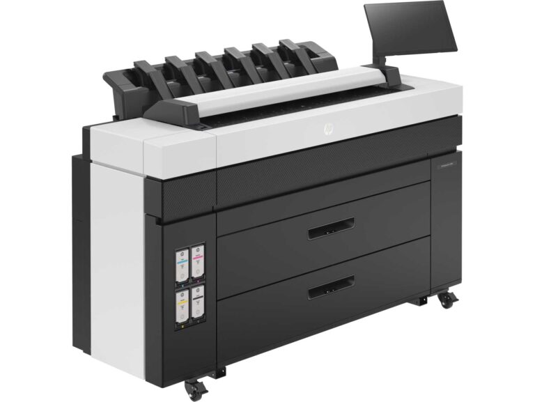 HP DesignJet XL 3800 right facing view.