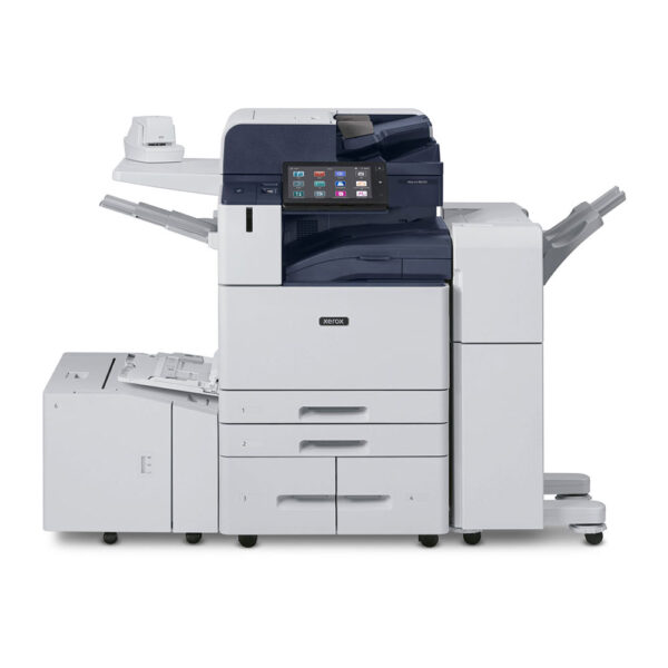 Xerox® AltaLink® B8200 Series printer with touchscreen interface and multiple finishing options