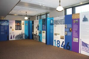 Milwaukee Historical Society political history display.
