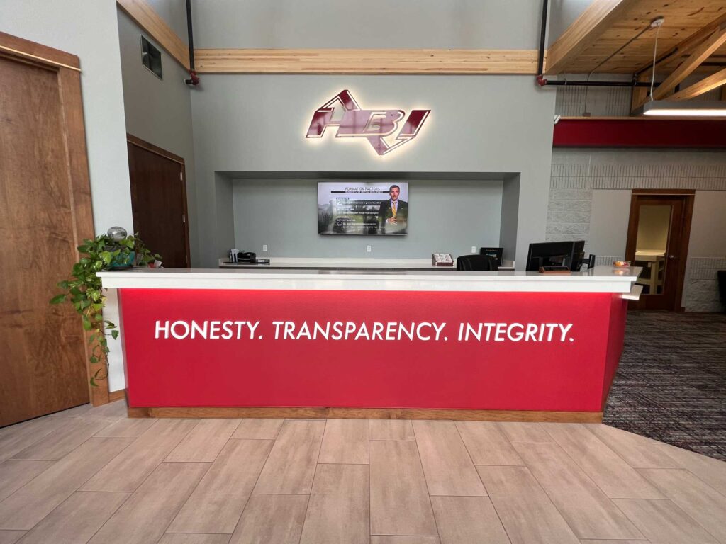 HBI front desk.