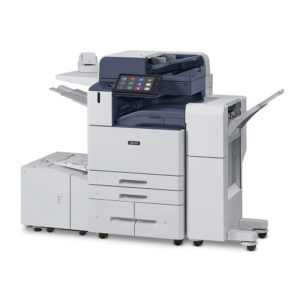 Xerox® AltaLink® C8200 Series Printer with front-facing touchscreen and multiple paper trays.