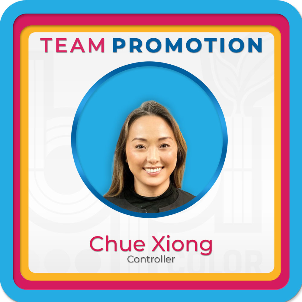 October 2024 Team Promotions & Anniversaries 4 Chue Xiong Promotion Announcement