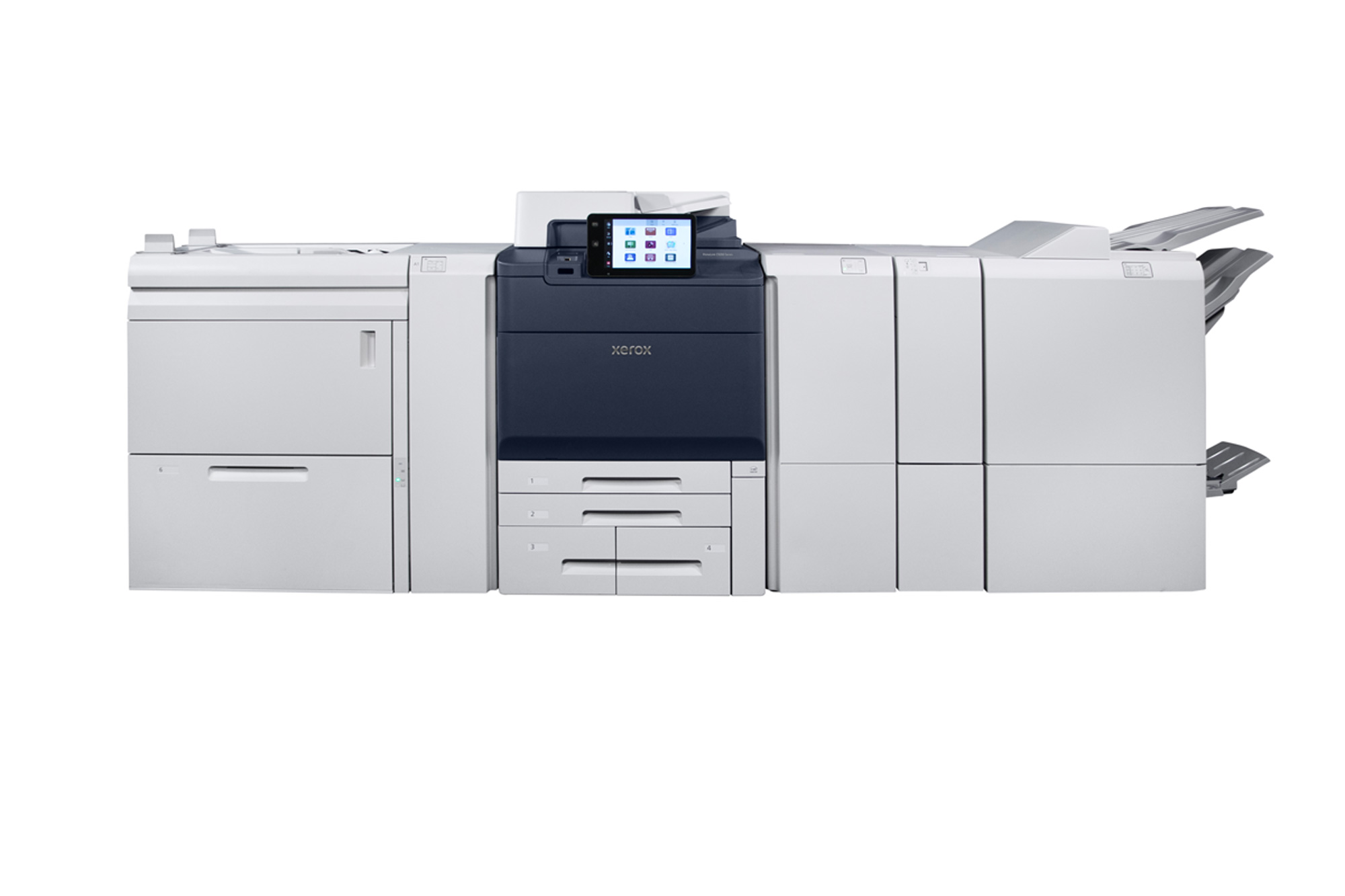 Xerox® PrimeLink® C9200 Series 3 Xerox® PrimeLink® C9200 Printer with extended configuration for high-volume print jobs and vivid print samples.