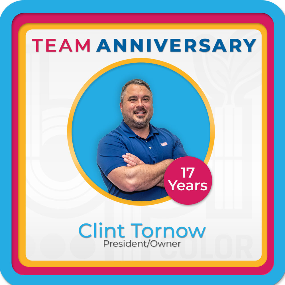 February 2025 Newsletter 17 Employee Anniversary Post