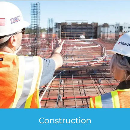 Promotional Products Launch 9 Two Construction workers on a job site.