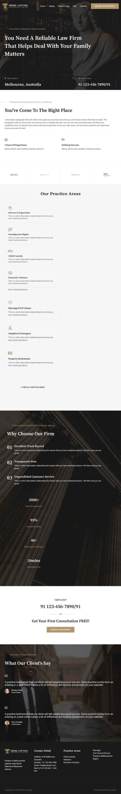Professional Web Design 17 Website template.
