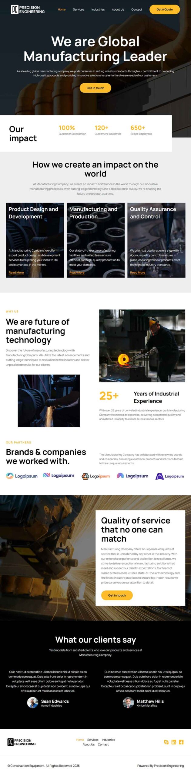 Professional Web Design 7 Website template.