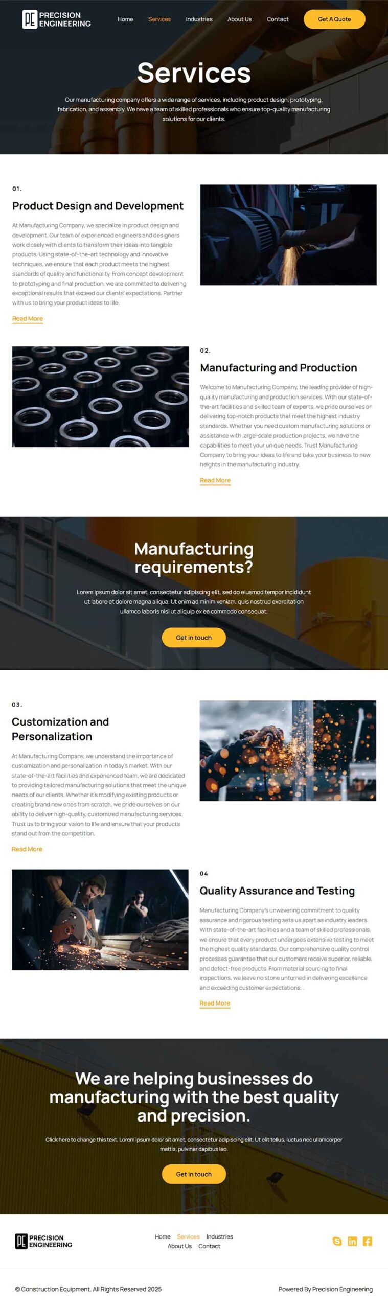 Professional Web Design 8 Website template.