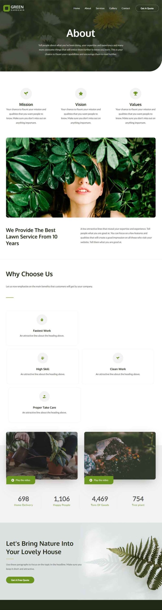 Professional Web Design 54 Website template.