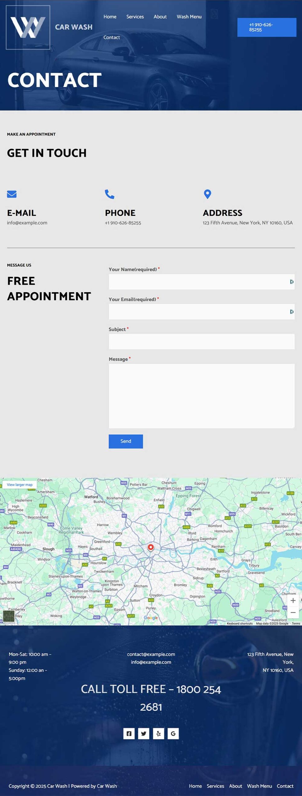 Professional Web Design 30 Website template.