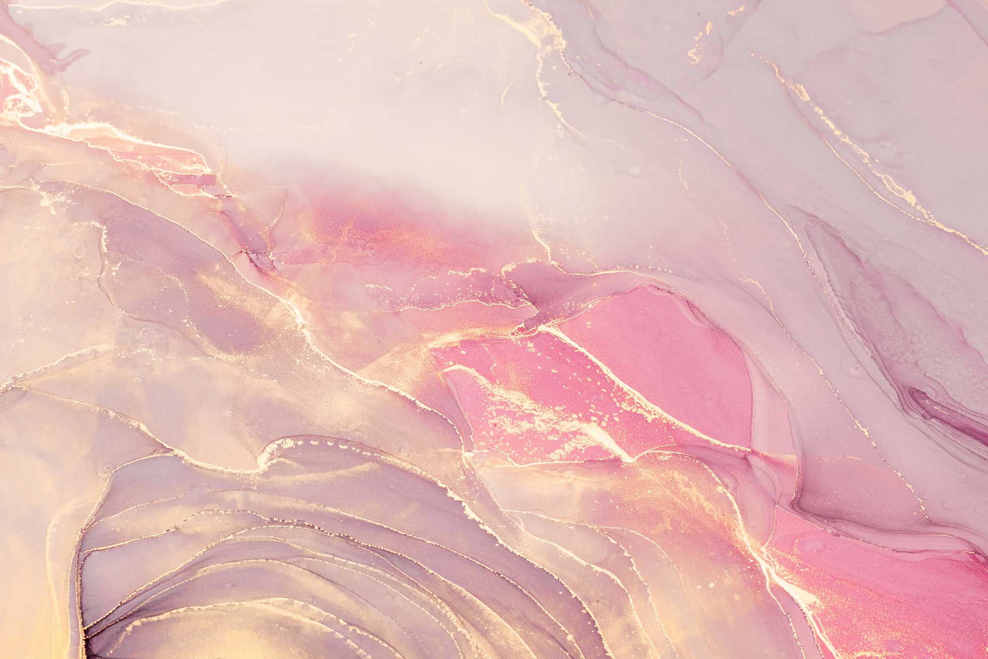 Pink and gold abstract background.
