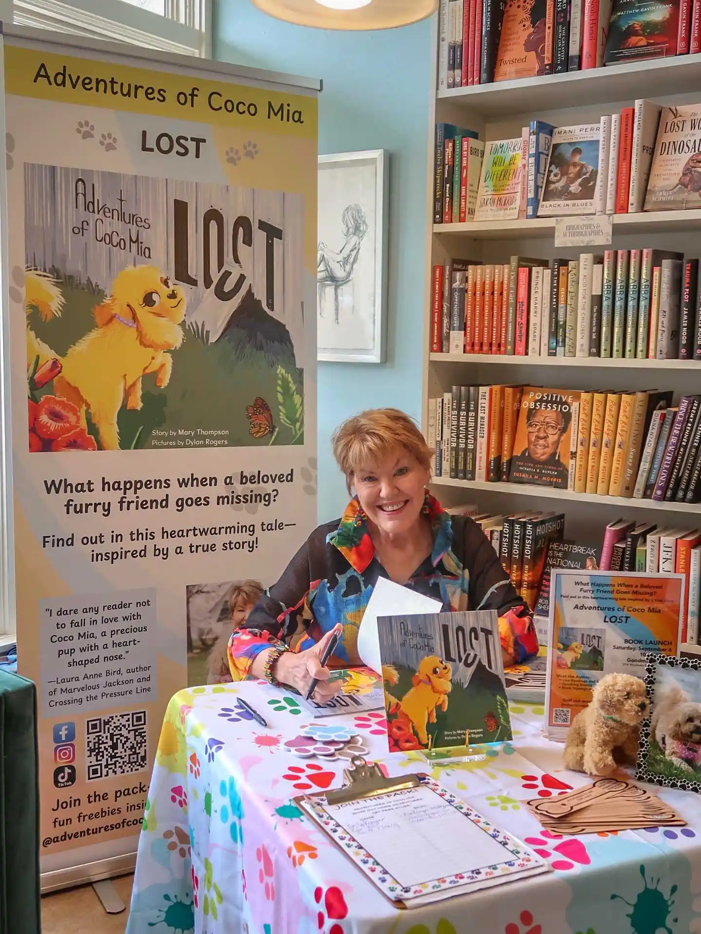 Mary book signing copy